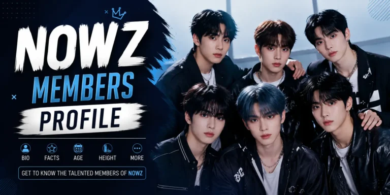 NOWZ ,NOWZ group photo 2026 members, Hyeonbin NOWZ leader profile, Yoon NOWZ main vocalist, Yeonwoo NOWZ main dancer, Jinhyuk NOWZ rapper, Siyun NOWZ maknae visual, NOWZ IGNITION mini album cover, NOWZ Billboard K-pop Rookie of the Month, NOWZ Japanese debut EP, NOWZ members colorful concept photo,