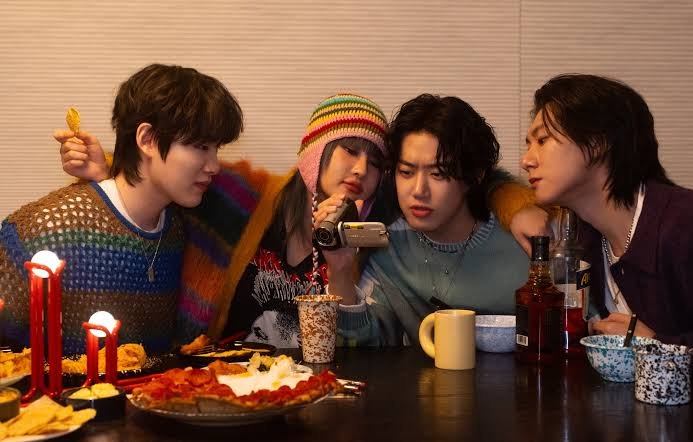ChRocktikal ,ChRocktikal group photo 2026 , Lee Siyeon ChRocktikal vocalist and producer , Lee Wonseok ChRocktikal guitarist , Lee Junyoung ChRocktikal bassist , Je Gwanwoo ChRocktikal drummer ChRocktikal We Break You Awake album cover , ChRocktikal CRTK The Beginning world tour poster , ChRocktikal PEACE music video still , ChRocktikal members posing for photoshoot , ChRocktikal live performance 2026,
