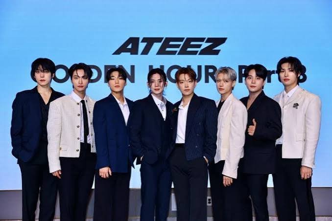 ATEEZ ,ATEEZ members 2026 group photo Hongjoong Seonghwa Yunho Yeosang San Mingi Wooyoung Jongho, Hongjoong ATEEZ leader profile 2026, Seonghwa ATEEZ main vocalist visual profile 2026, Yunho ATEEZ main dancer profile 2026,, Yeosang ATEEZ vocalist performer profile 2026, San ATEEZ main dancer lead vocalist profile 2026, Mingi ATEEZ main rapper profile 2026, Wooyoung ATEEZ main dancer vocalist profile 2026, Jongho ATEEZ main vocalist maknae profile 2026, ATEEZ Golden Hour Part 5 album cover 2026,