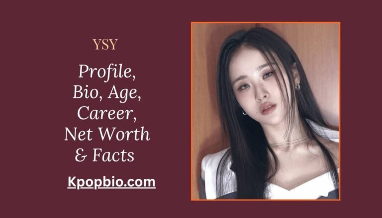 YSY, member of K-pop girl group H//PE Princess, posing for a profile photo in 2026
