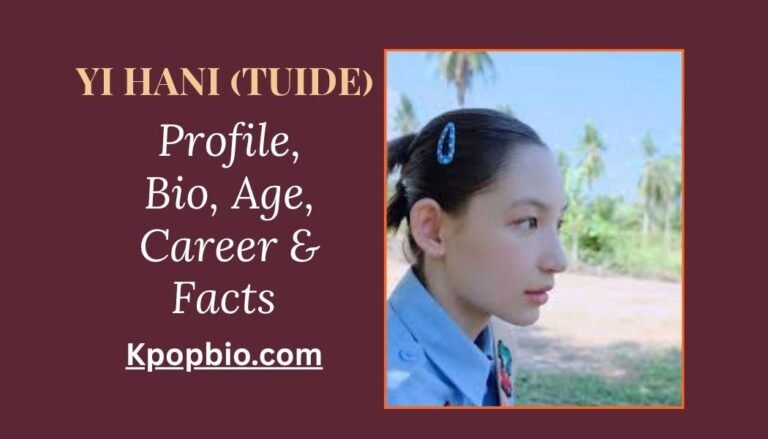 Yi Hani , Yi Hani of TUIDE posing for debut promotional photos in 2026