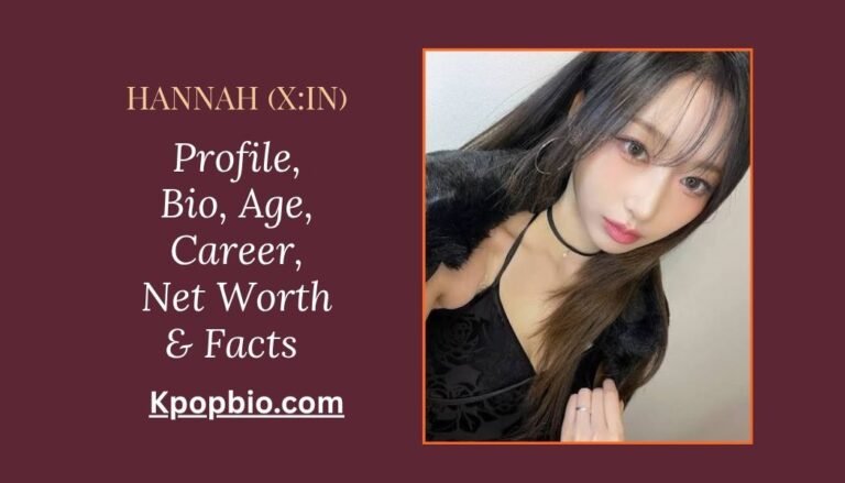 Hannah X, Hannah X:IN profile photo 2026, Korean singer and main dancer of X:IN