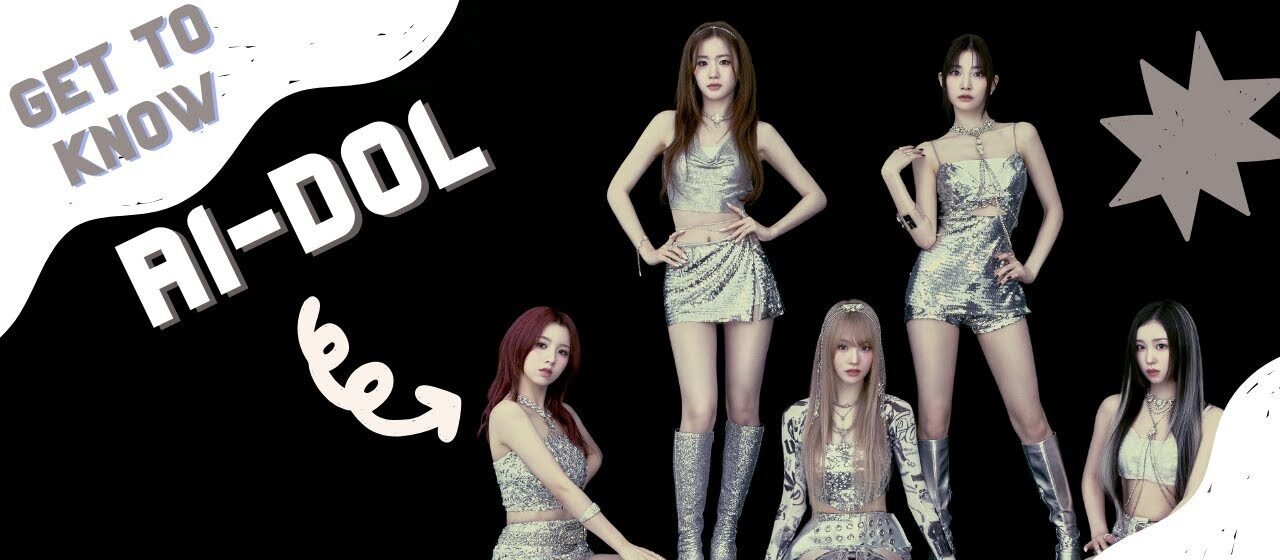 AI-DOL, AI-DOL five-member virtual K-pop girl group promotional photo 2026