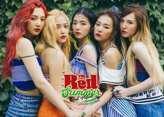 Velvet Summer, Red Velvet Velvet Summer, Velvet Summer chart performance, Red Velvet summer album 2026, Surfin' Boy Red Velvet Red Velvet comeback 2026, Velvet Summer review, Red Velvet iTunes chart, Velvet Summer Gold certification, Red Velvet summer queen, Joy Red Velvet lyricist, Velvet Summer B-sides, Red Velvet Billboard, Red Velvet Korea Times interview,