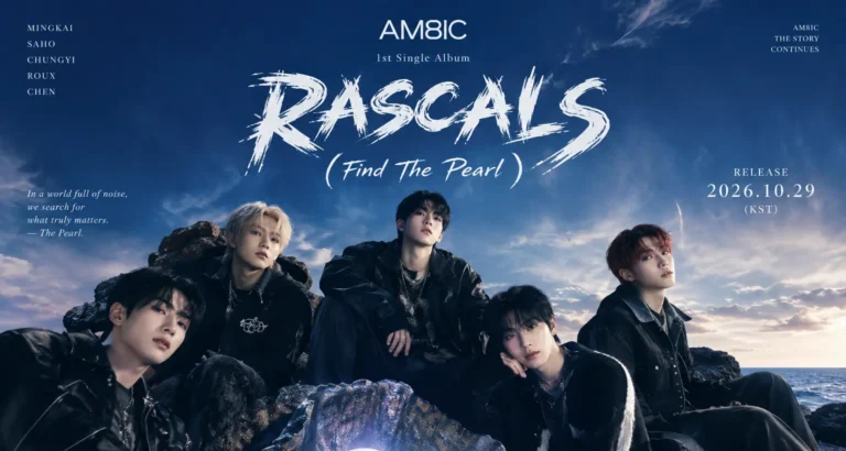 , AM8IC AM8IC RASCALS album 2026, AM8IC first single album, RASCALS Find The Pearl tracklist, AM8IC awards and nominations, AM8IC album reviews, AM8IC chart performance, AM8IC streaming popularity, AM8IC PUNK version, AM8IC ROAD version, AM8IC THE BLIND EP