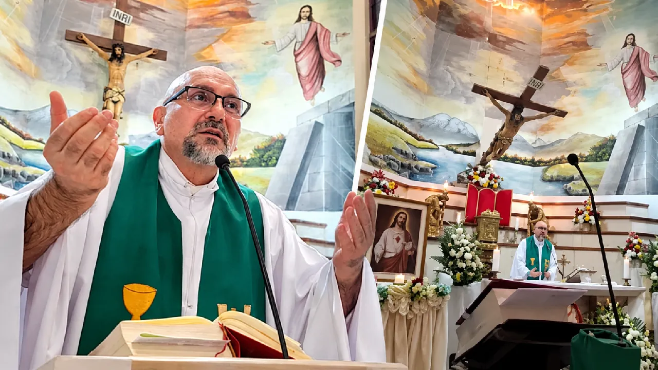 Ecuador , Ecuador priest dies after crucifix falls, Father Patricio Sánchez Molinari, Ecuador priest viral video, crucifix falls during Mass, Guayaquil church accident, priest final sermon, Ecuador Catholic priest death, priest killed during livestreamed Mass, Our Lady of Perpetual Help Church, viral church video, Patricio Sánchez Molinari final homily, Guayaquil Archdiocese statement, Redemptorist priest Ecuador, Ecuador latest news October 2026, crucifix accident during church service