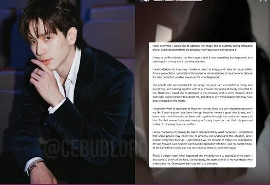 Tongtong Kitsakorn, Tongtong Kitsakorn Instagram, Tongtong Kitsakorn photo, Tongtong Kitsakorn apology statement, Tongtong Kitsakorn news, Thai actor Tongtong, Tongtong Kitsakorn 2026, NOUR BL series, NOUR series cast, Boss Patthakarn, Tailai Entertainment, Thai BL actor news, Thai entertainment news, K-pop news today, BL series 2026, Tongtong Kitsakorn latest update, Tongtong Kitsakorn private photo, Thai actor apology, WeTV BL series, Tongtong Kitsakorn co-star, entertainment news October 2026