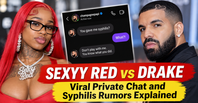 Redd , Sexyy Red , Sexyy Red and Drake are at the center of an alleged leaked private chat. Here's what is known about the Instagram Story and syphilis claims